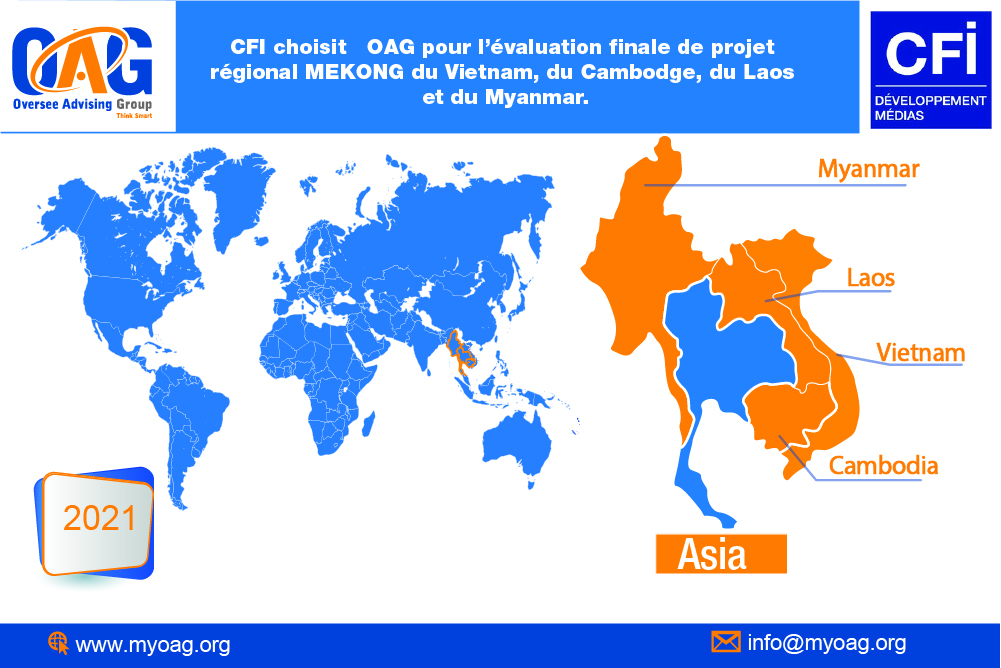 CFI Choisit OAG pour l’évaluation de son projet régional multi pays (Vietnam, Cambodge,  Laos et Myanmar (Birmanie))