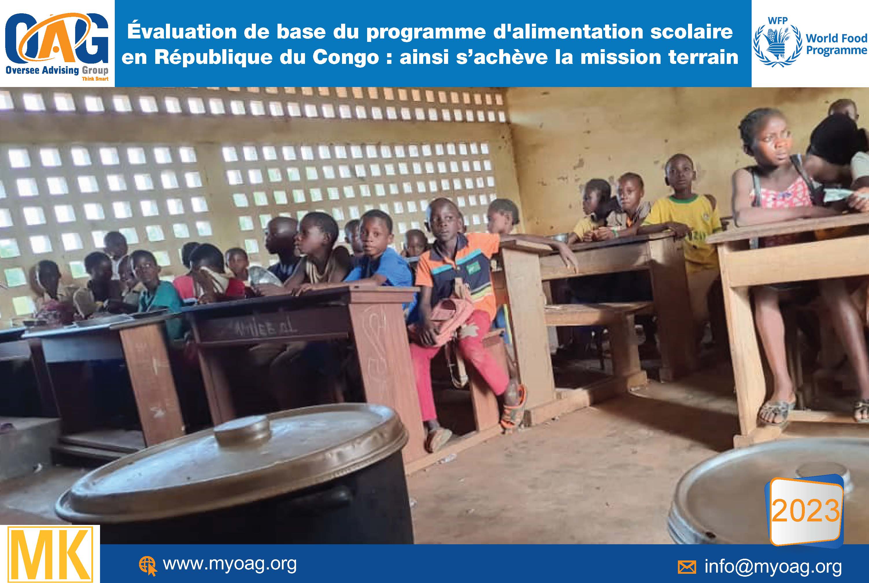 Évaluation de base du programme d'alimentation scolaire en République du Congo : ainsi s’achève la mission terrain