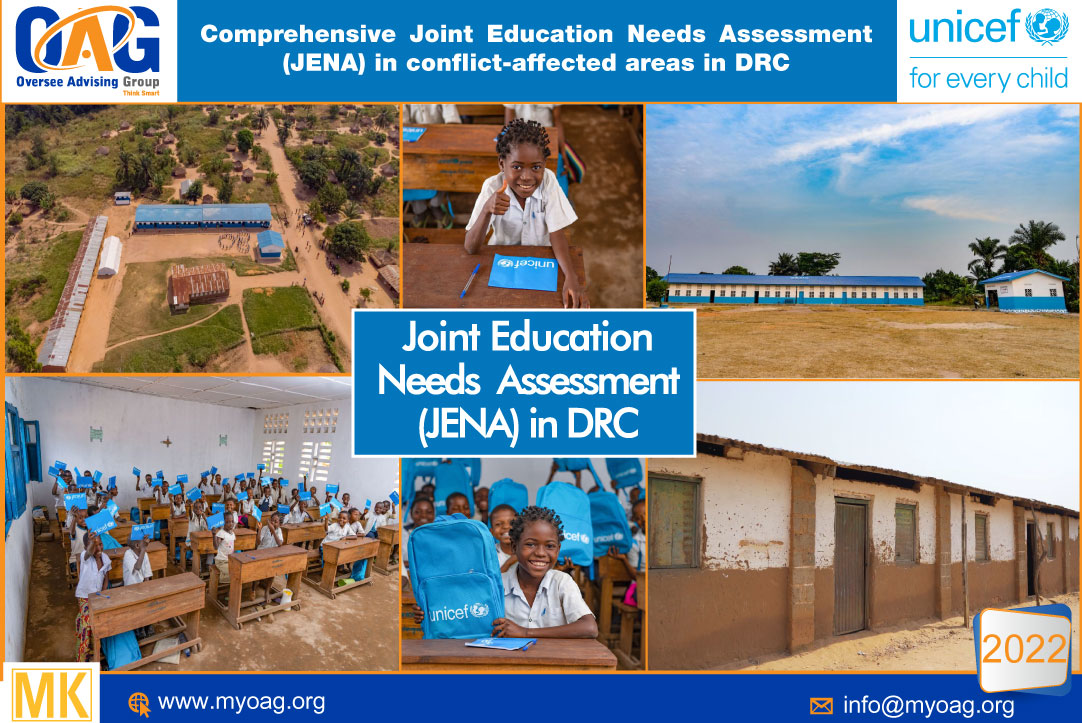 OAG has been awarded the contract for conducting comprehensive Joint Education Needs Assessment (JENA) in conflict-affected areas in DRC