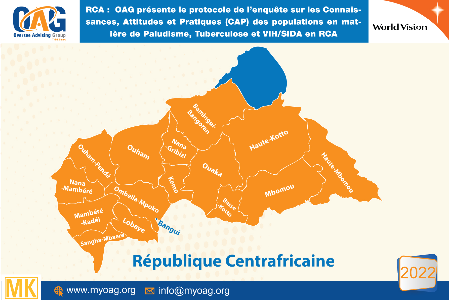 RCA : Présentation du protocole de l’enquête sur les Connaissances, Attitudes et Pratiques (CAP) des populations en matière de Paludisme, Tuberculose et VIH/SIDA en RCA devant les responsables du Comité Ethique et Scientifique pour validation